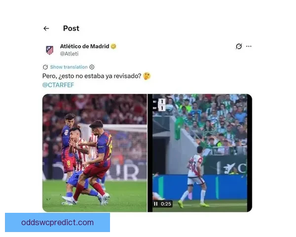 西蒙尼质疑裁判漏判赫拉德踩踏阿尔马达脚踝事件